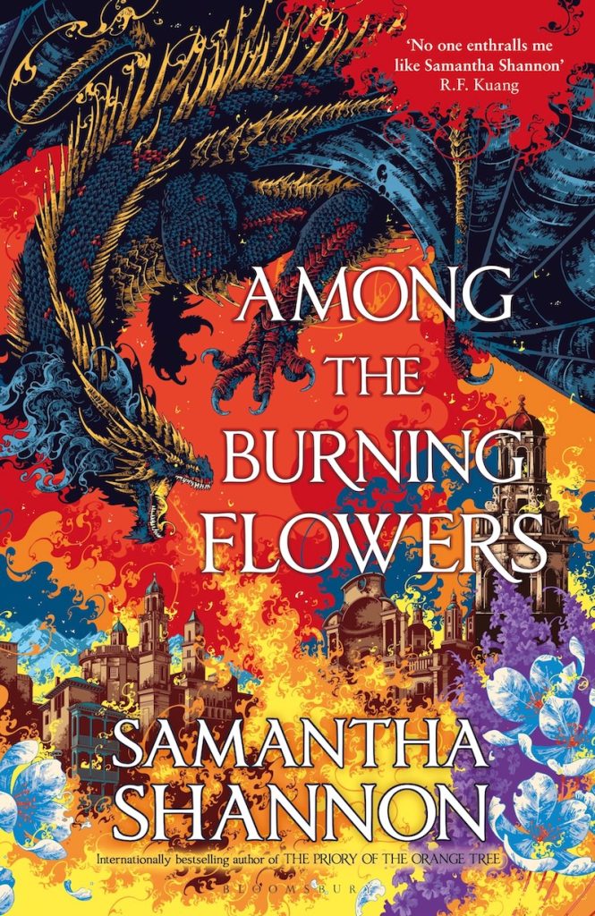 Among the Burning Flower by Samantha Shannon Book Cover